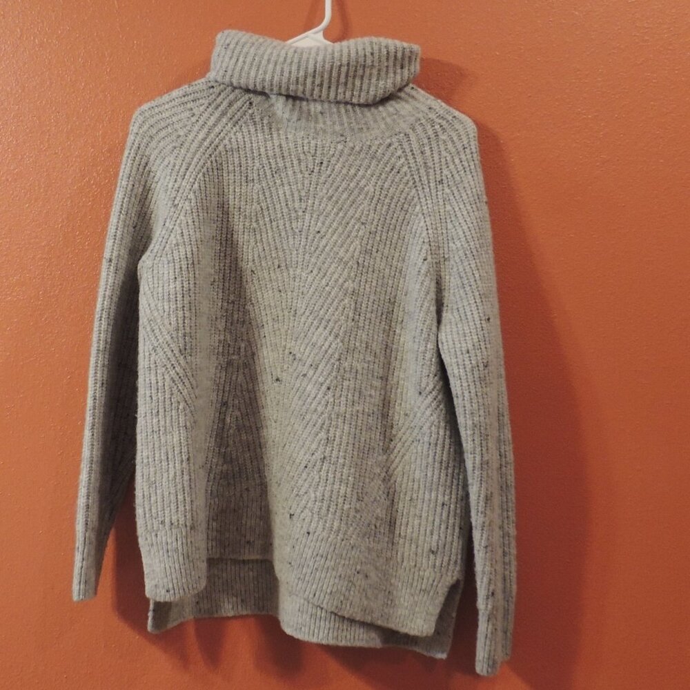 Madewell Sweater Women Large Grey Travel Vacation Outdoors Snow Ski Sweater